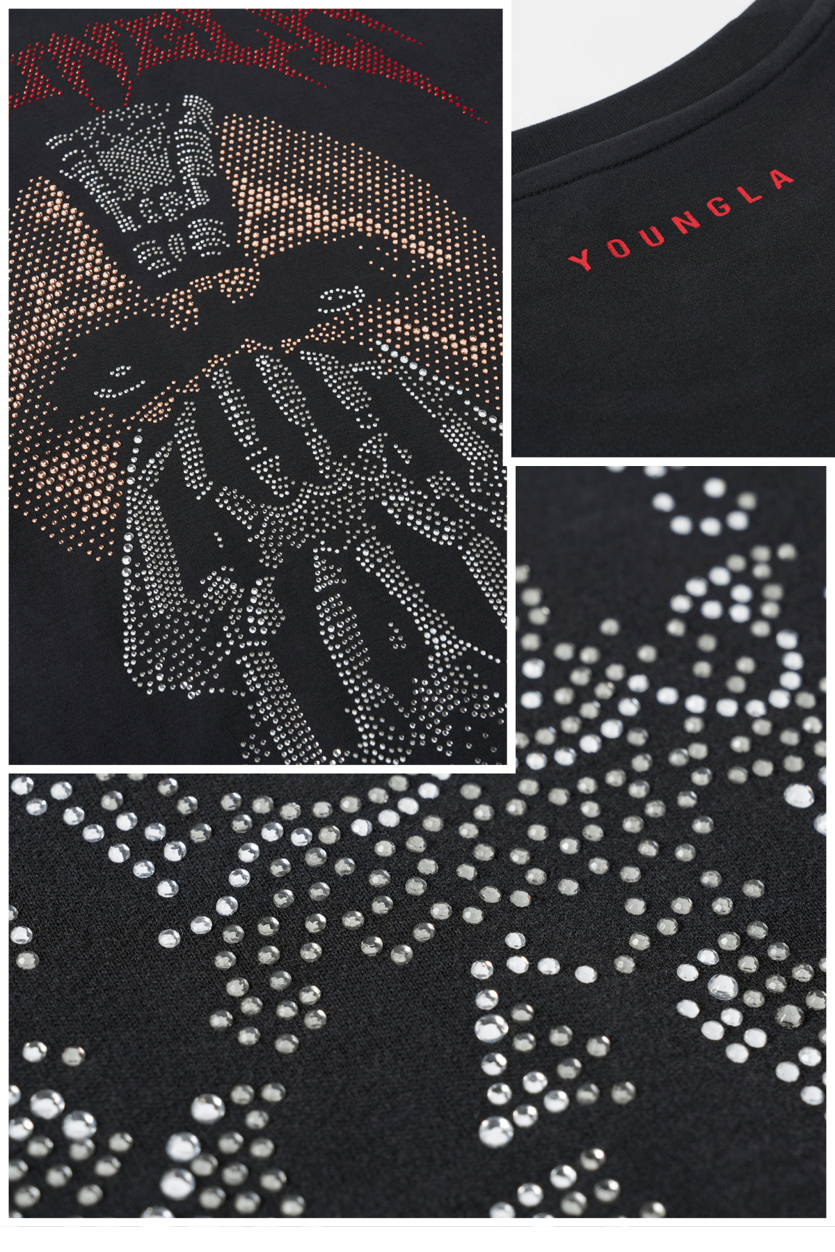 4257 - Batman Rhinestone Tees — imagem 3