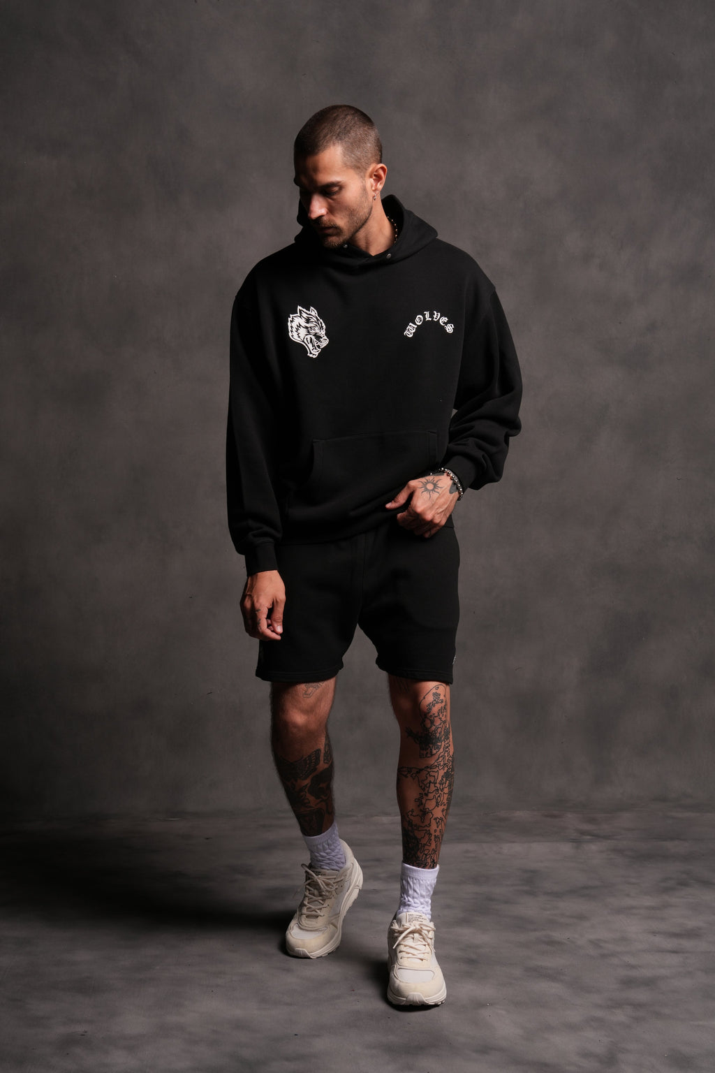 Wolf Chopper FRVR "Pierce" Hoodie in Black