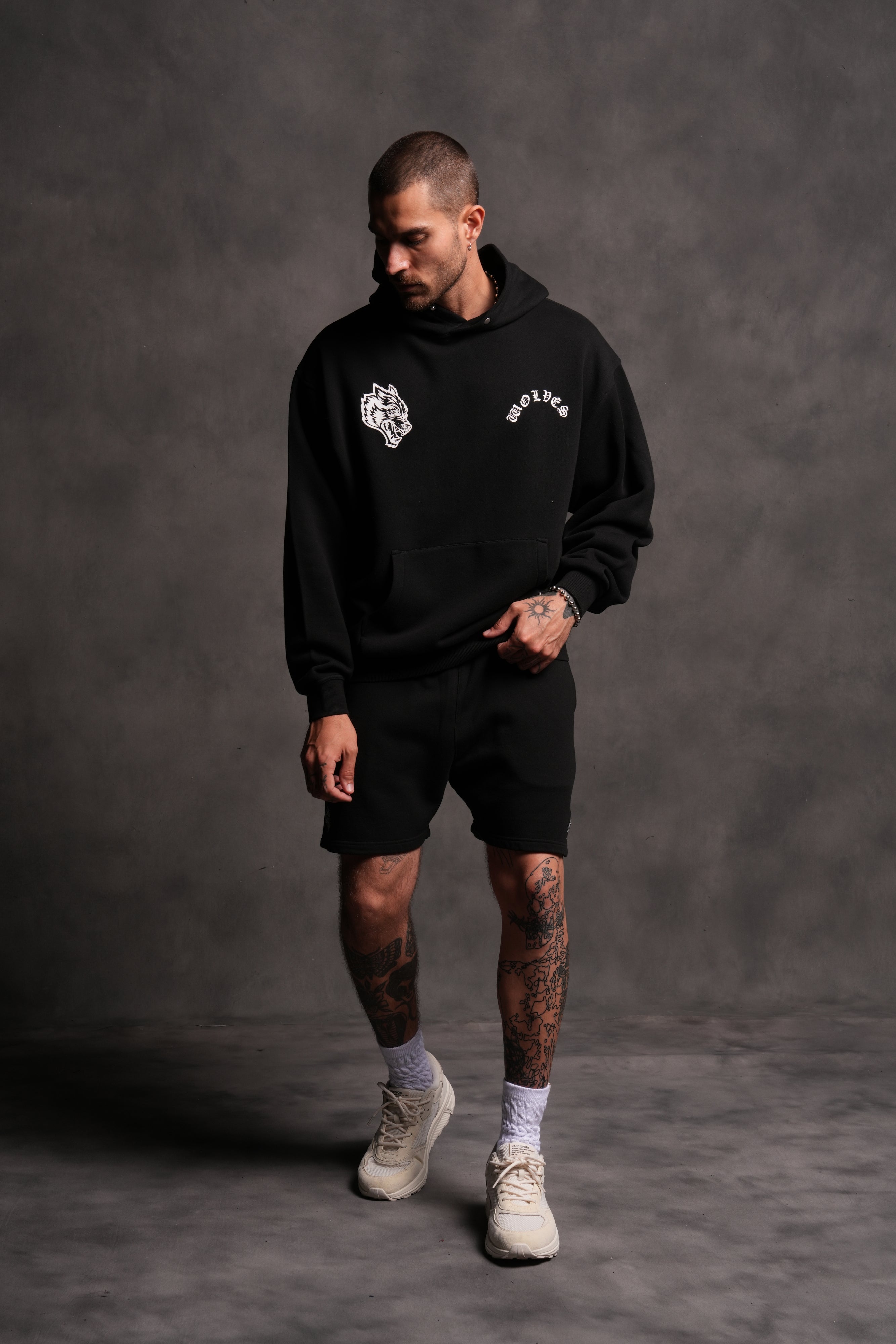 Wolf Chopper FRVR "Pierce" Hoodie in Black