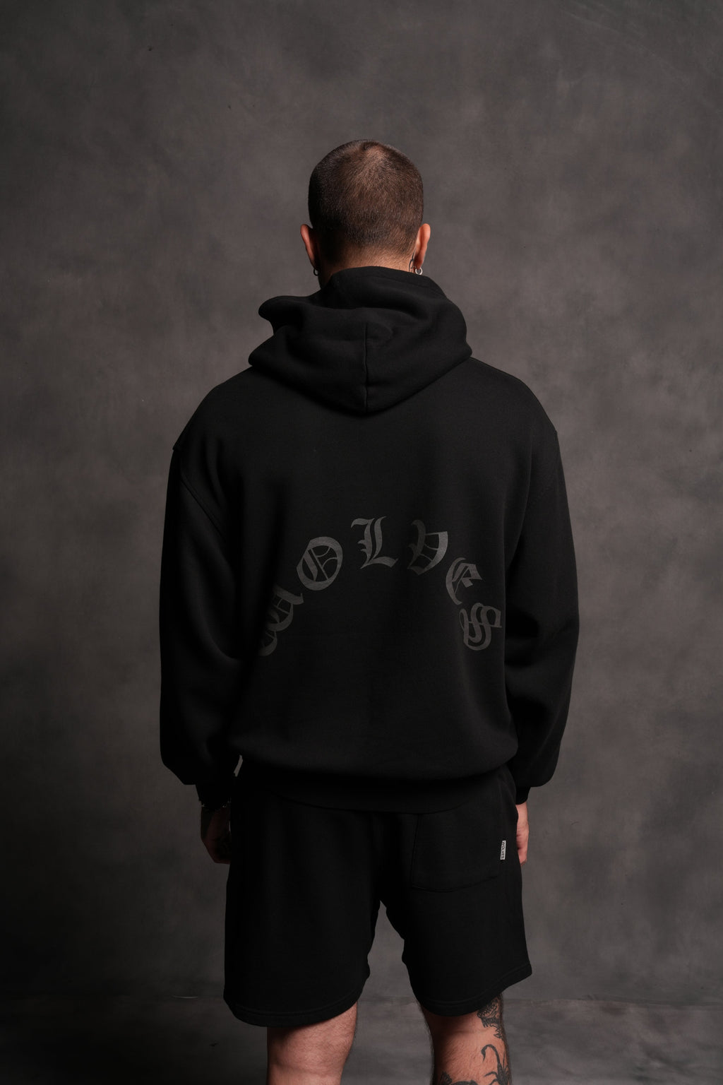 Wolf Chopper FRVR "Pierce" Hoodie in Black