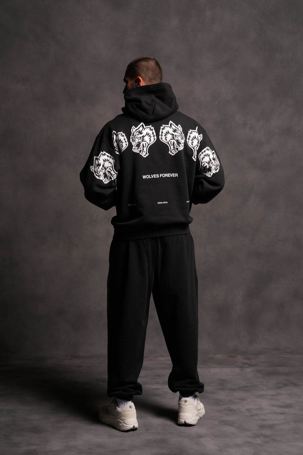 Wolves Have Your Back "Pierce" Hoodie in Black