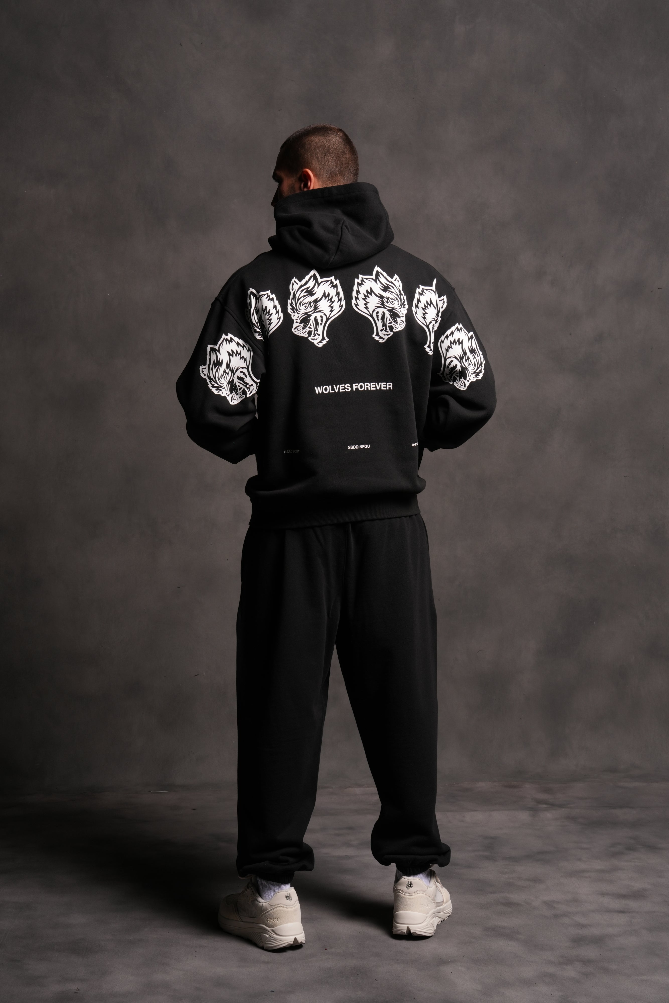Wolves Have Your Back "Pierce" Hoodie in Black