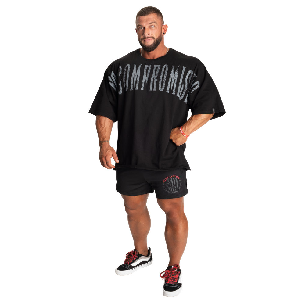 R1 Mesh Shorts 4” - Black/Red - imagem 5
