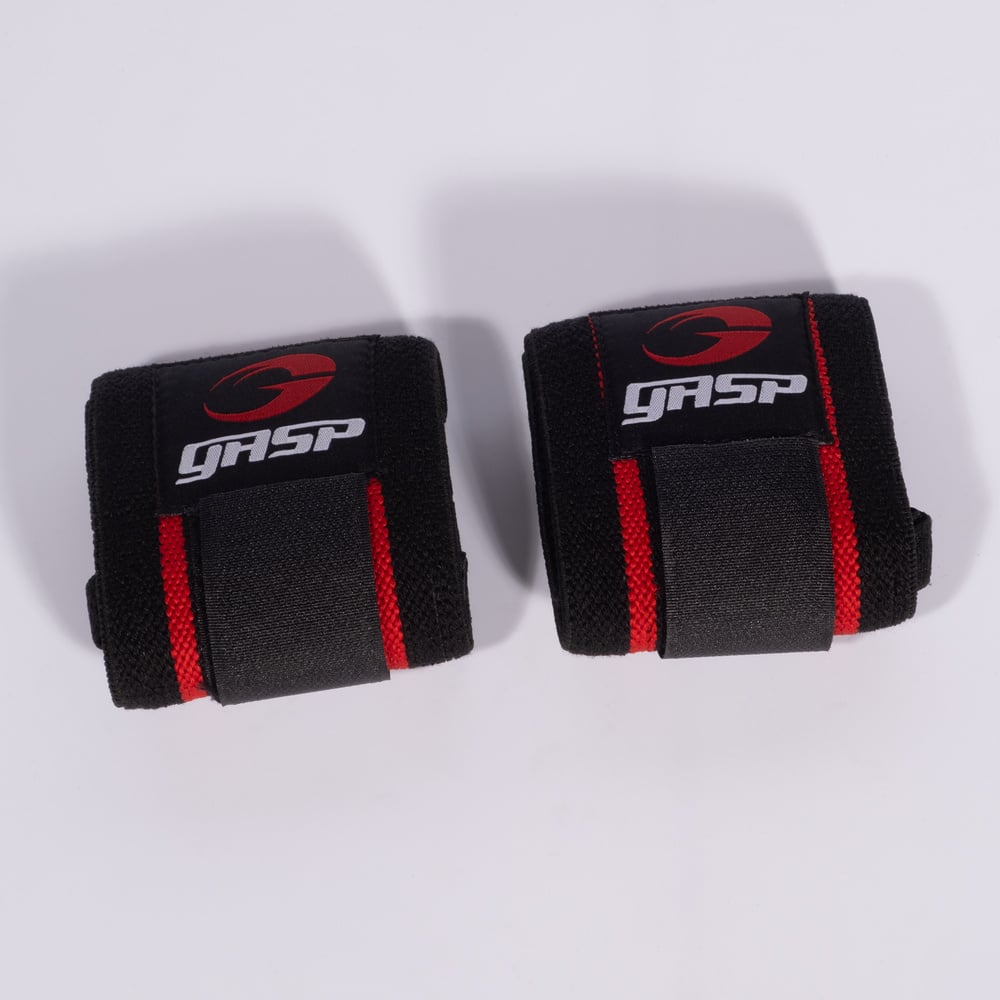 Hardcore Wrist Wraps - Black/Red - imagem 3
