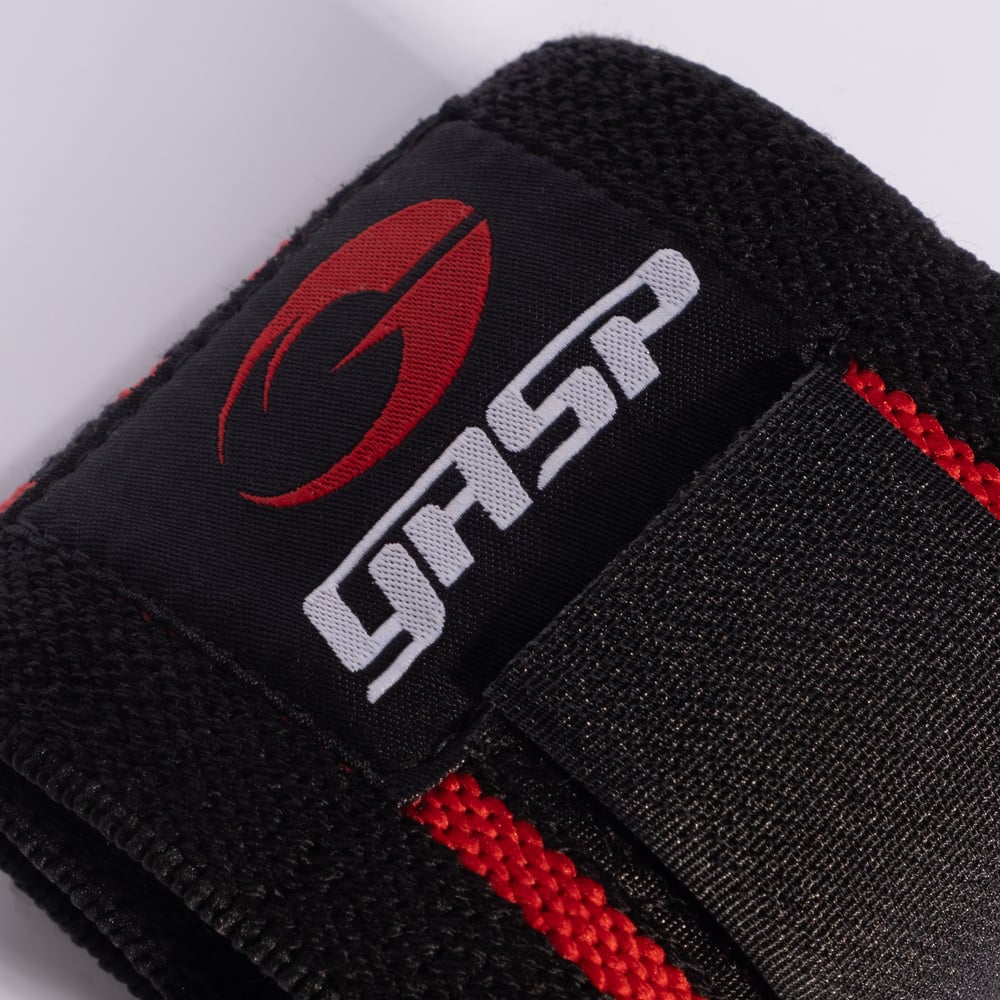 Hardcore Wrist Wraps - Black/Red - imagem 2