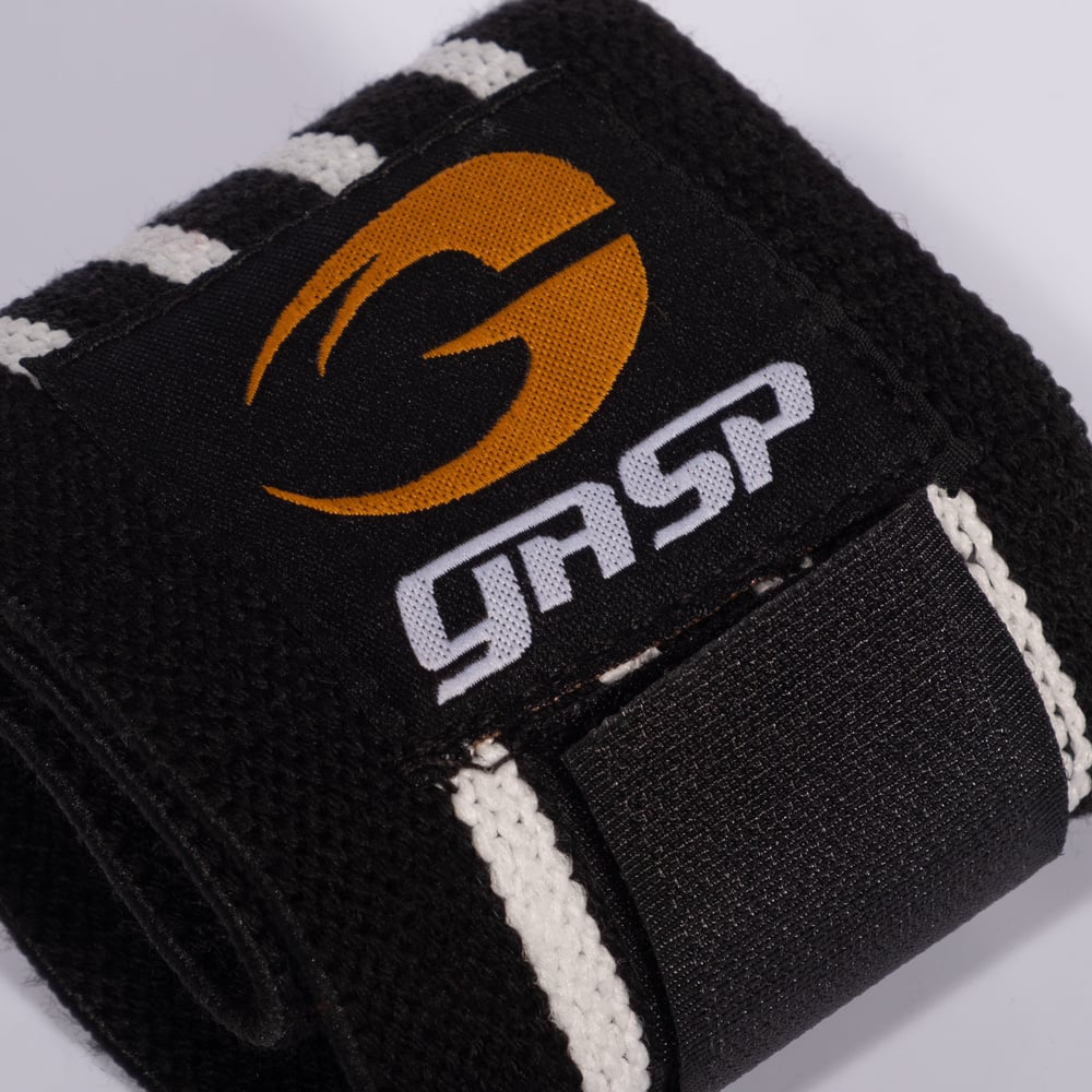 Hardcore Wrist Wraps - Black/White - imagem 2