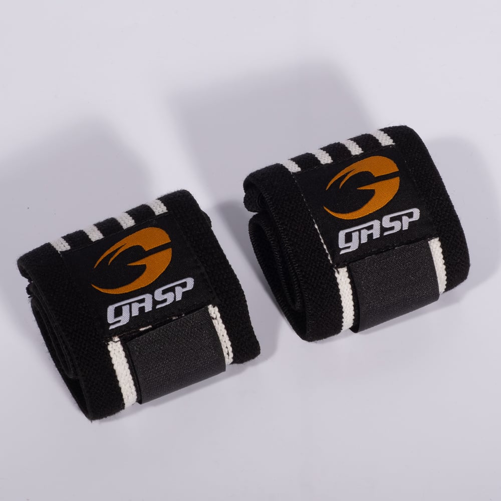 Hardcore Wrist Wraps - Black/White - imagem 3