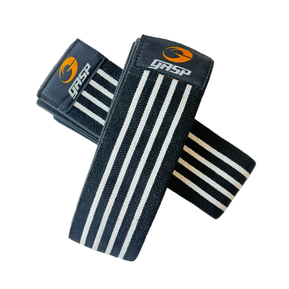 Knee wraps - Black/White - imagem 3