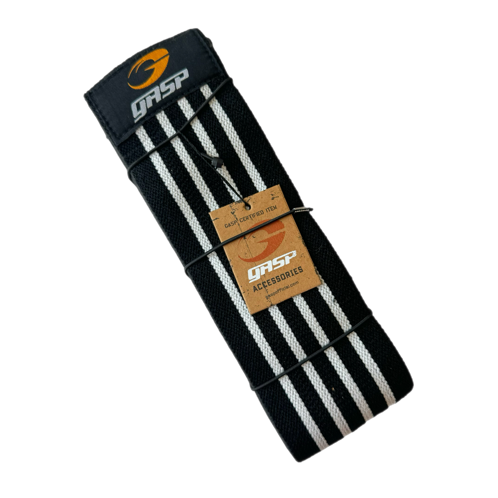 Knee wraps - Black/White - imagem 2