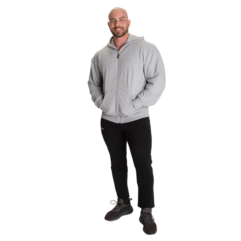 Classic Zip Hood - Light Grey Melange - imagem 7