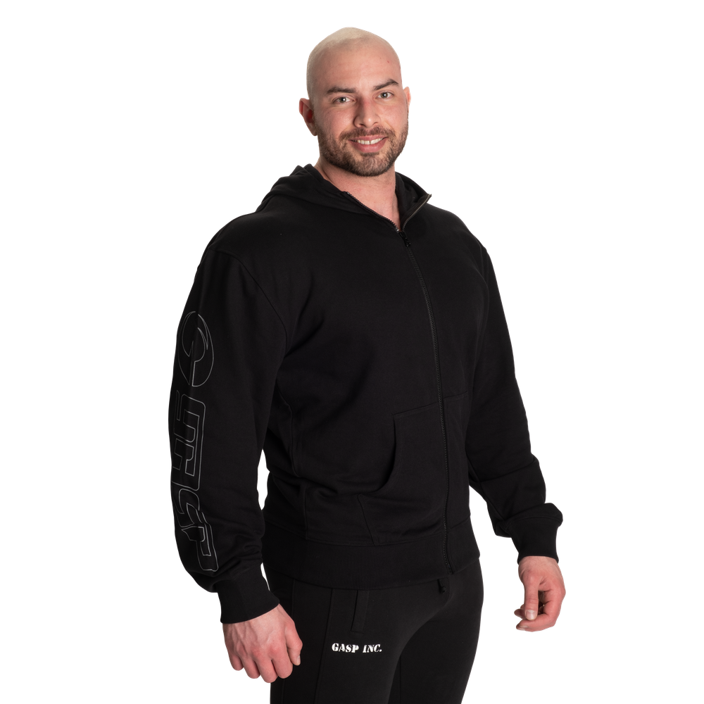Classic Zip Hood - Black - imagem 1