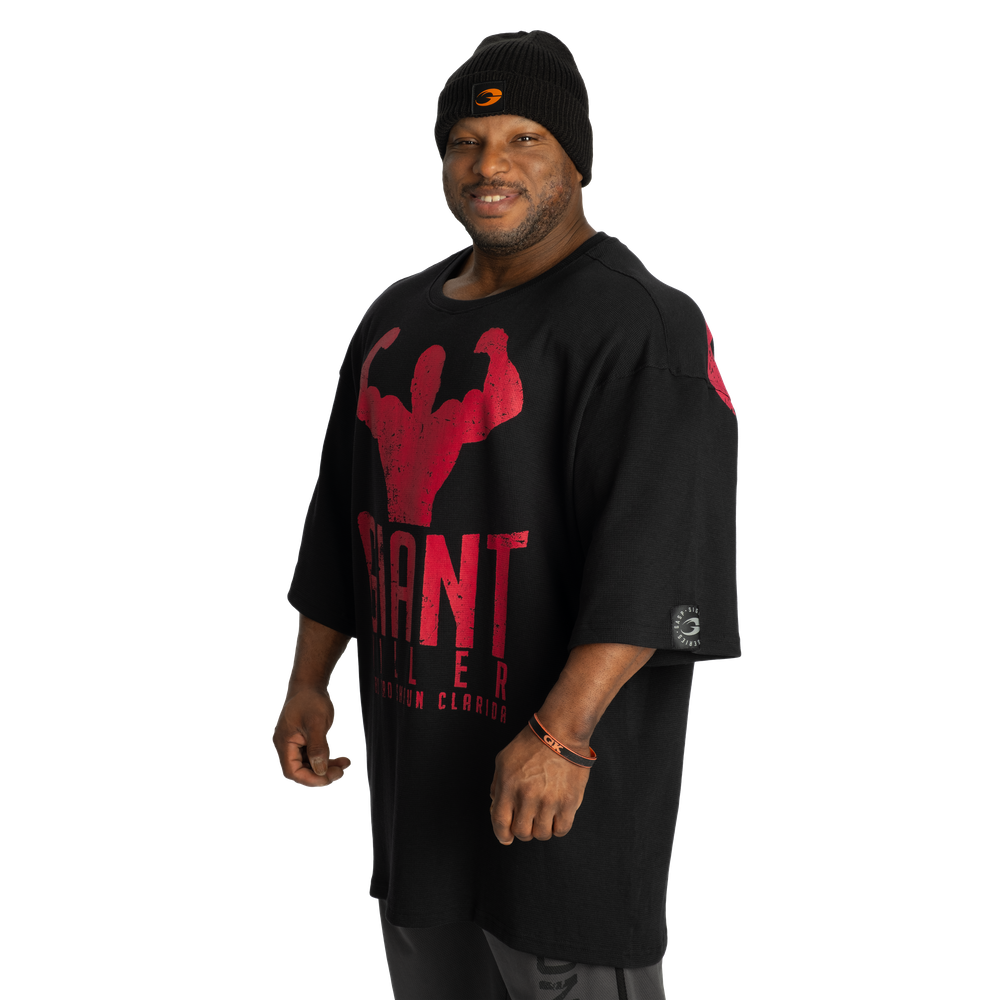 Giant Killer Iron Thermal Tee - Asphalt/Red - imagem 3