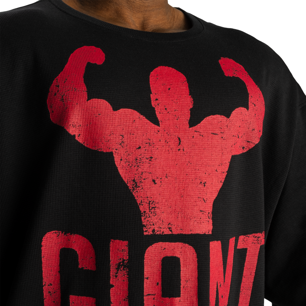 Giant Killer Iron Thermal Tee - Asphalt/Red - imagem 4