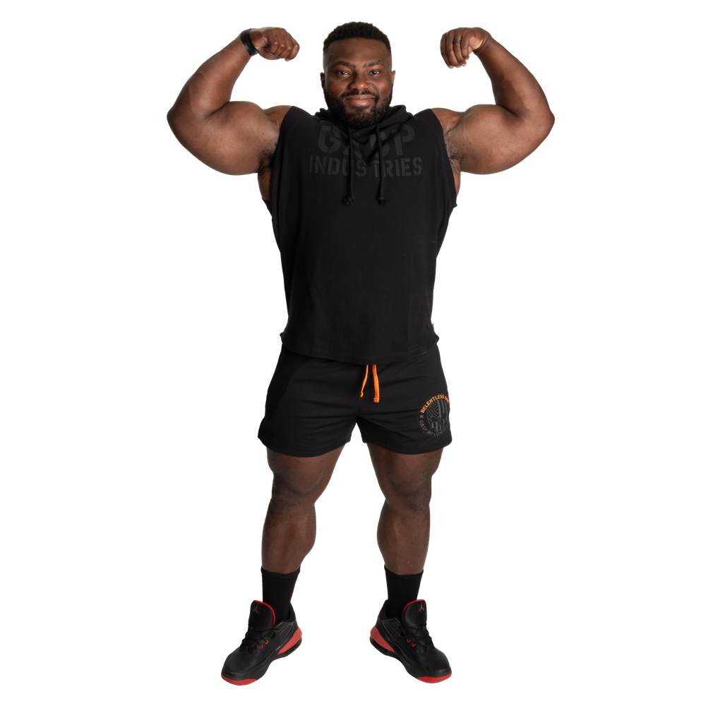 R1 Mesh Shorts 4” - Black/Orange - imagem 5