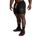 R1 Mesh Shorts 4” - Black/Orange - imagem 1
