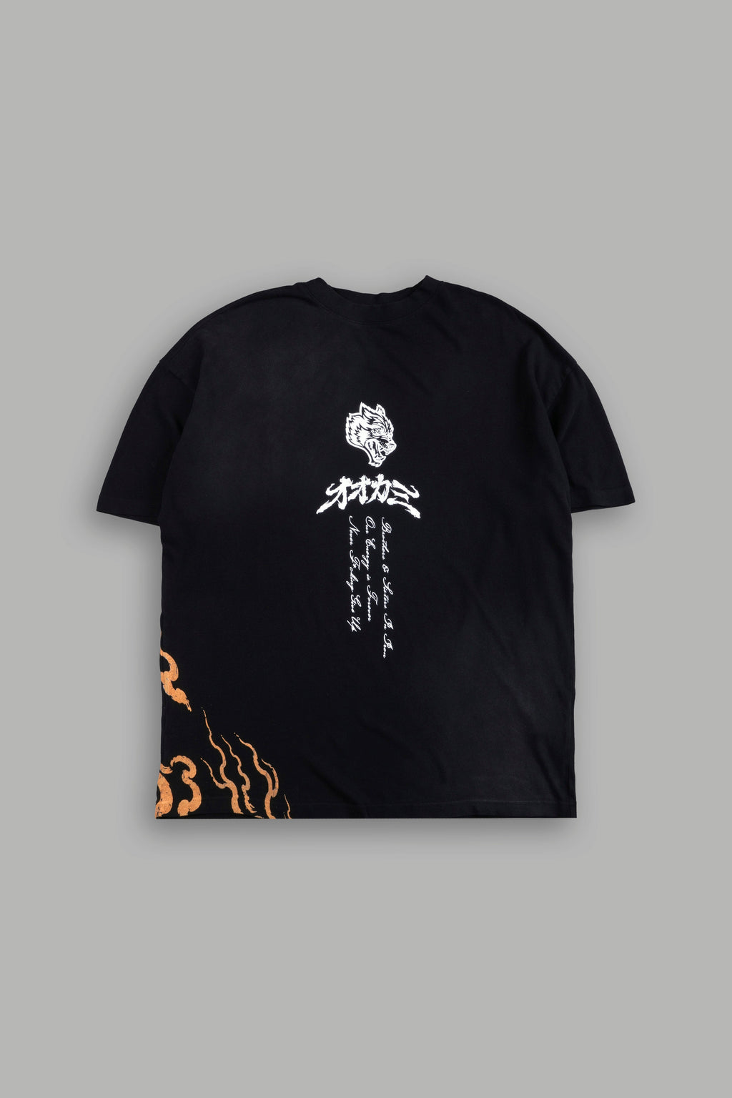 Darc Yokai Premium Oversized Tee in Black Sun Fade — imagem 3