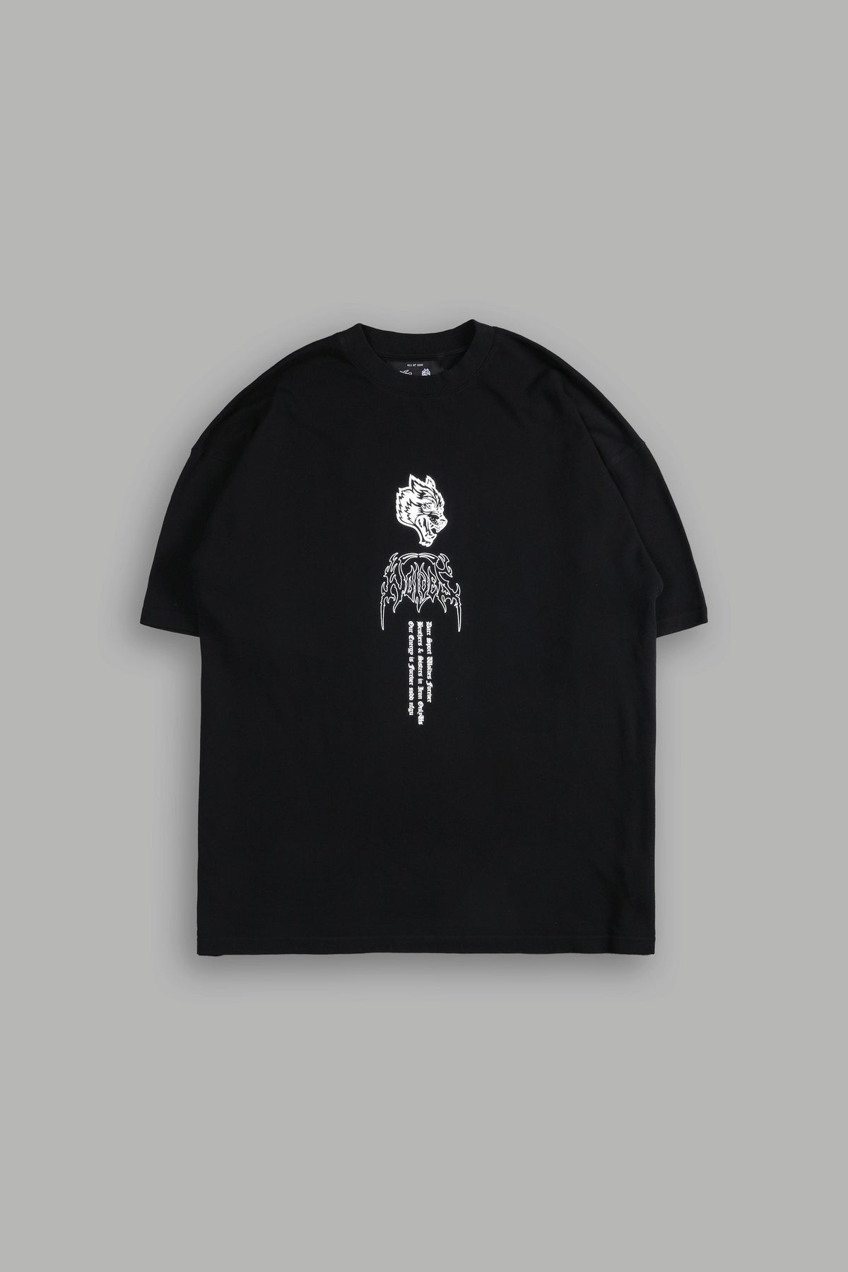 Akuma Forever "Premium" Oversized Tee in Black - imagem 3
