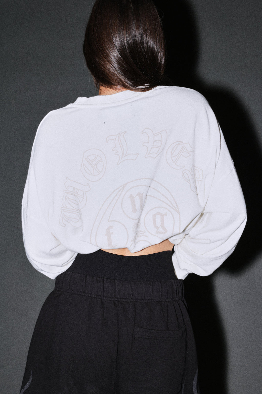 Kazoku Okami Premium Box Cut Ls Tee in Cream — imagem 14