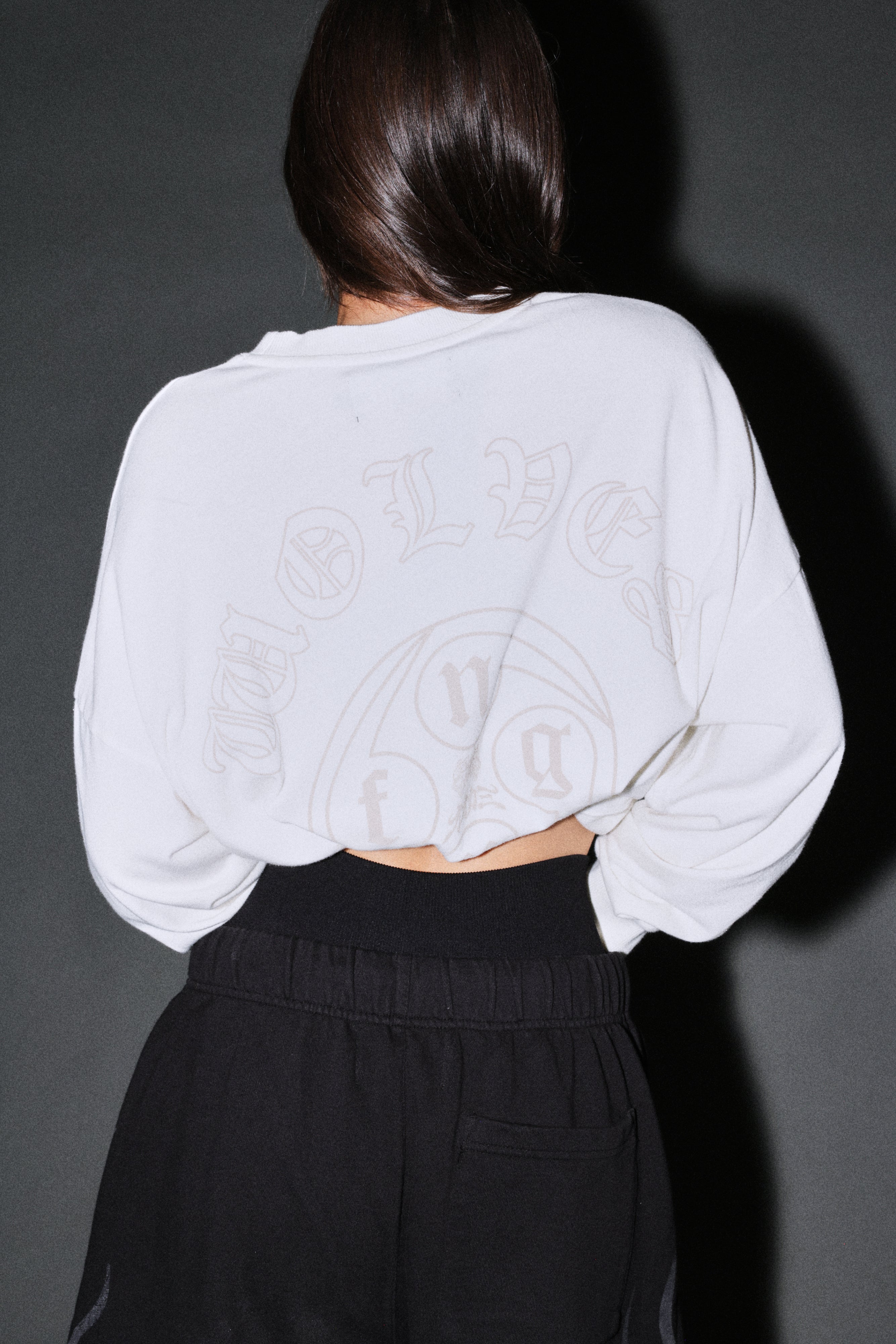 Kazoku Okami Premium Box Cut Ls Tee in Cream — imagem 14