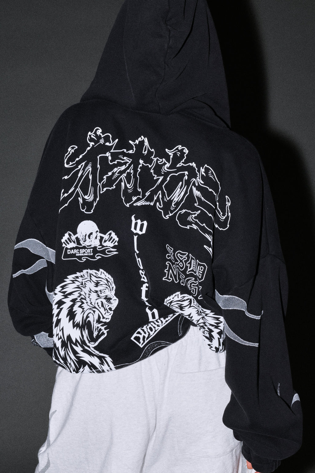 Our Code Chambers Zip Hoodie in Black — imagem 16