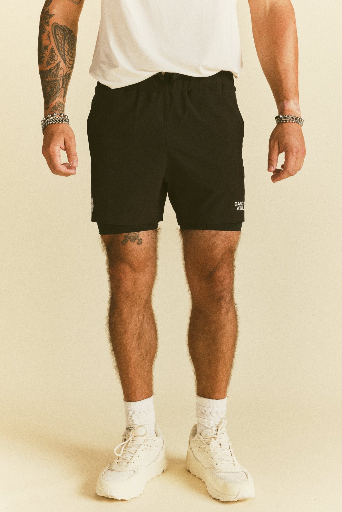 Forever Mark Compression Shorts in Black — imagem principal