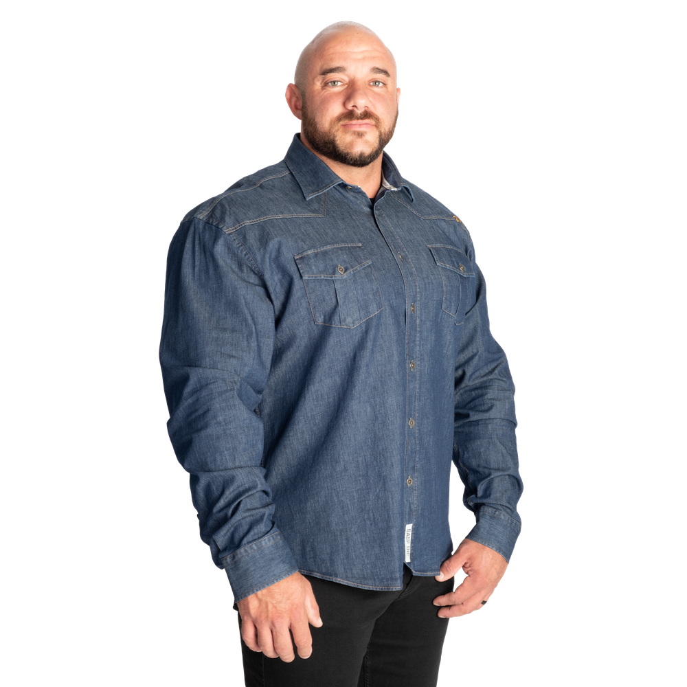 Gasp Denim Shirt - Washed blue - imagem 3