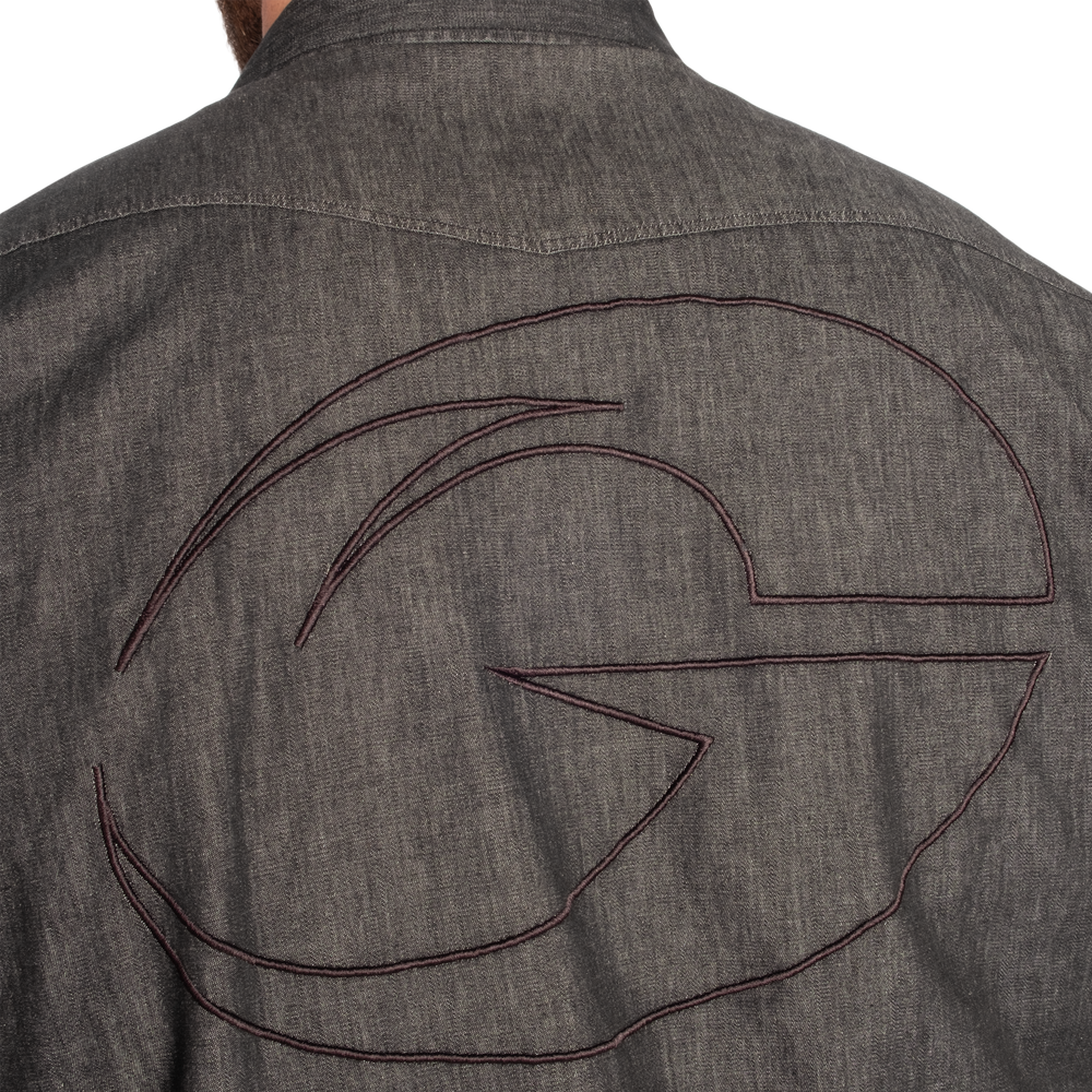 Gasp Denim Shirt - Washed Black - imagem 4