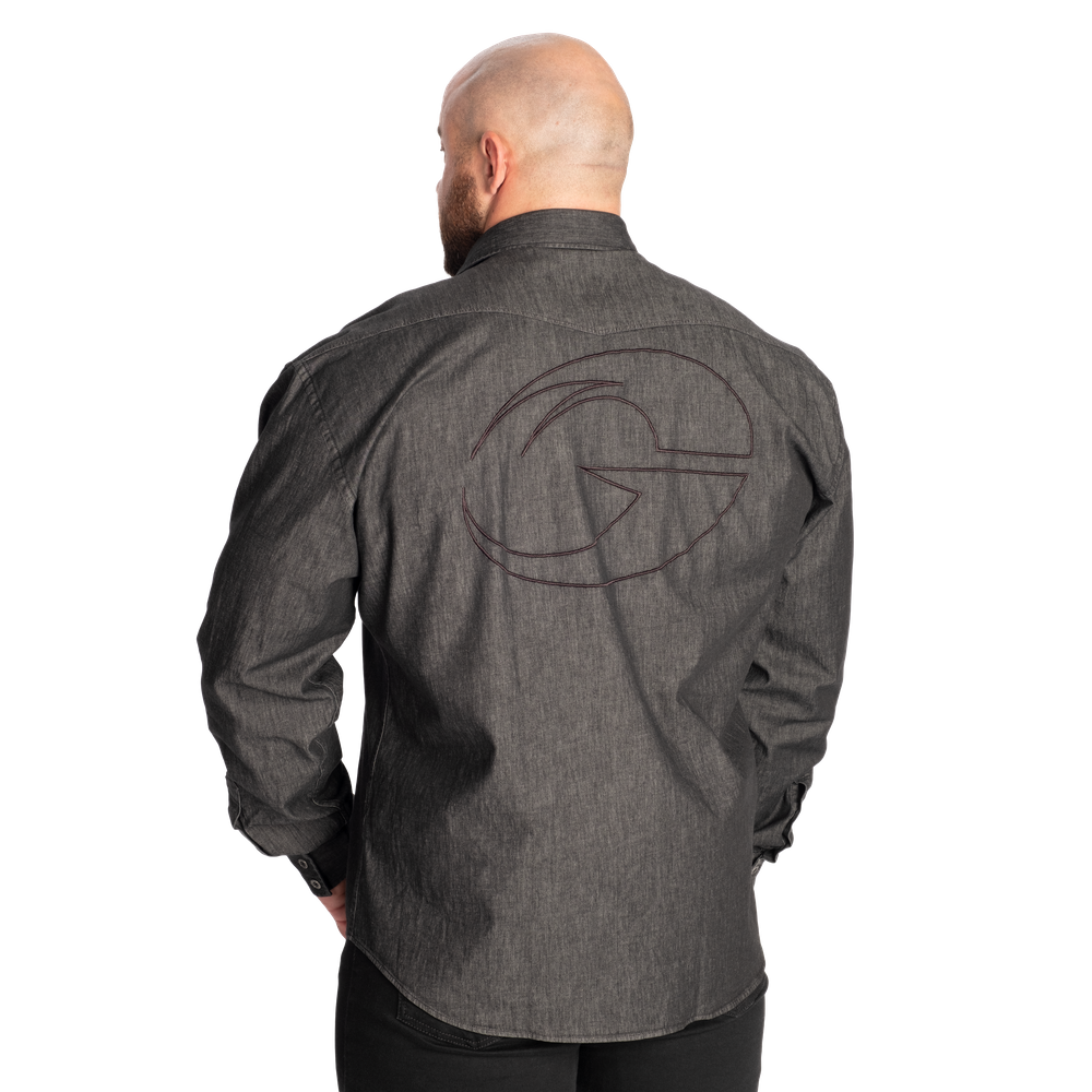 Gasp Denim Shirt - Washed Black - imagem 2