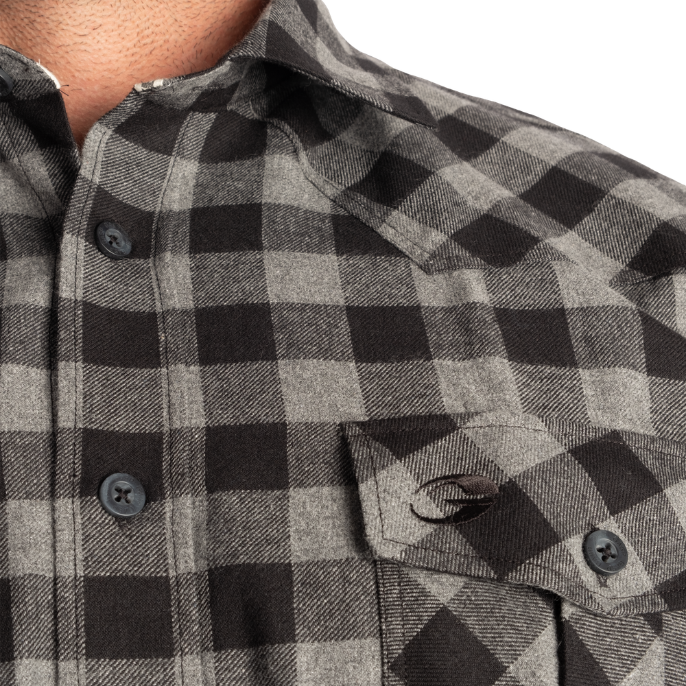 Gasp Plaid Shirt - Grey/Black - imagem 4