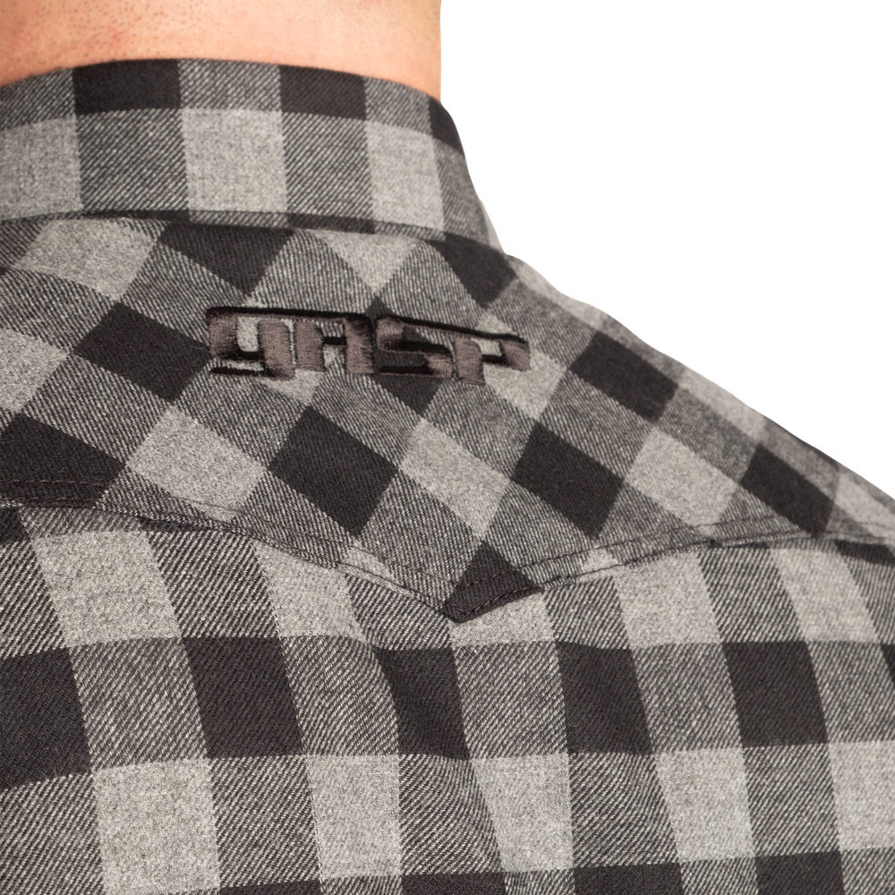 Gasp Plaid Shirt - Grey/Black - imagem 5