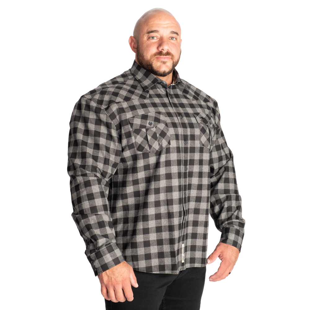 Gasp Plaid Shirt - Grey/Black - imagem 3