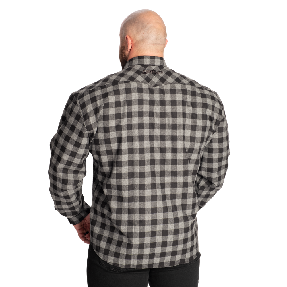 Gasp Plaid Shirt - Grey/Black - imagem 2