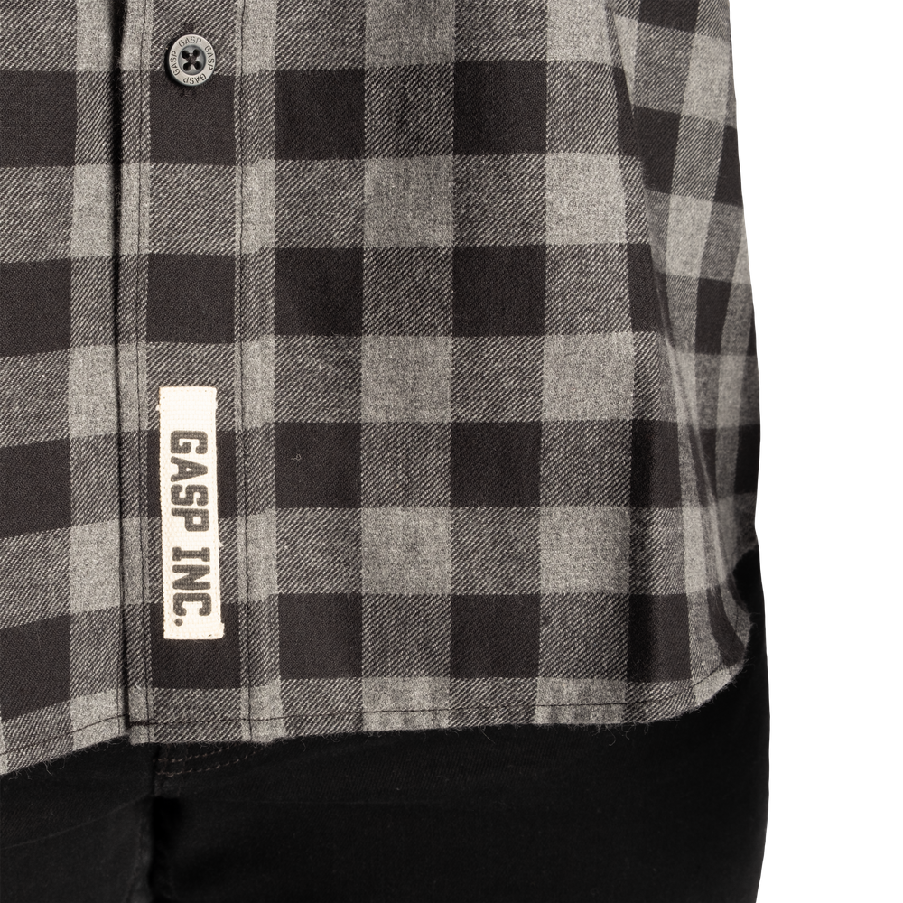 Gasp Plaid Shirt - Grey/Black - imagem 6
