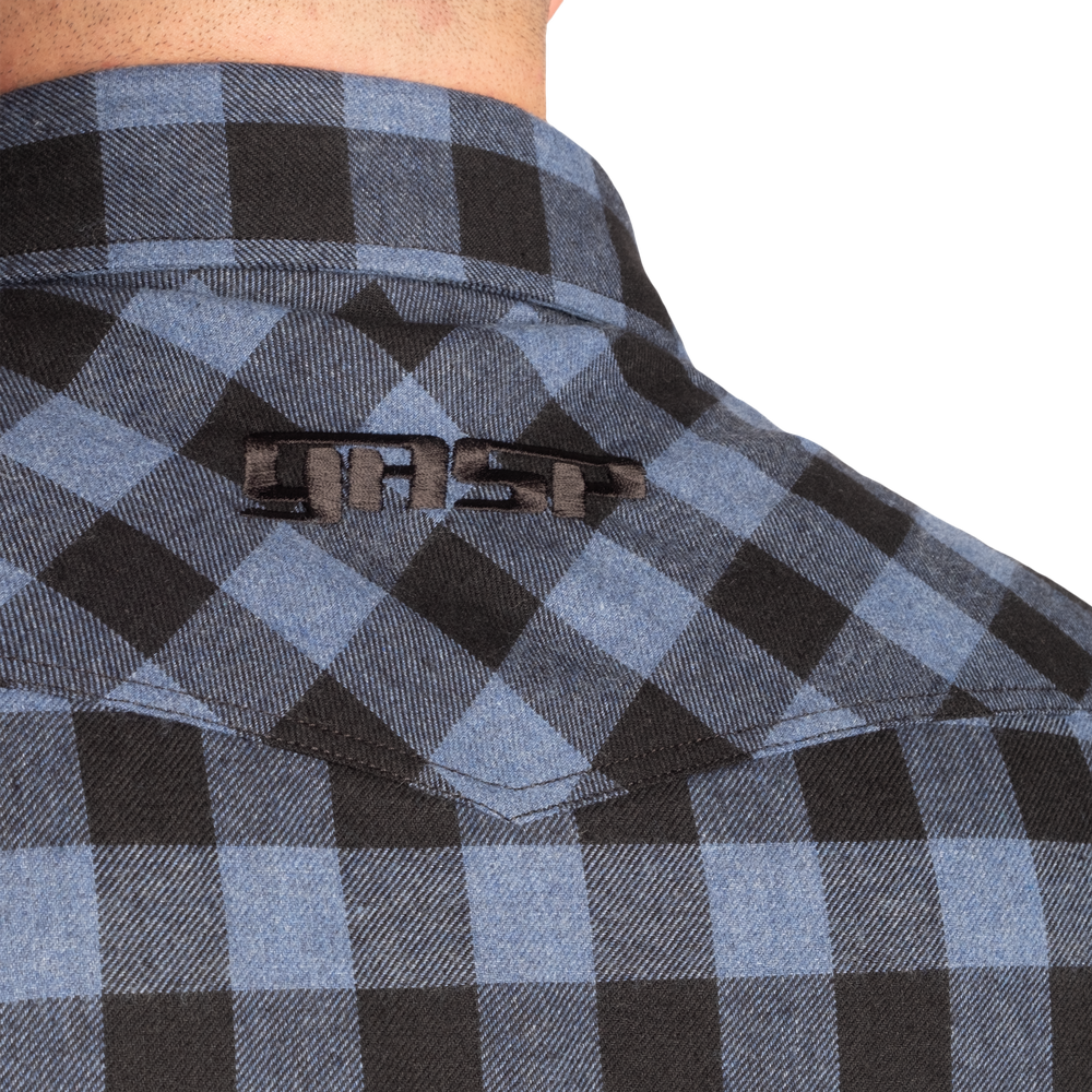 Gasp Plaid Shirt - Black/Blue - imagem 5