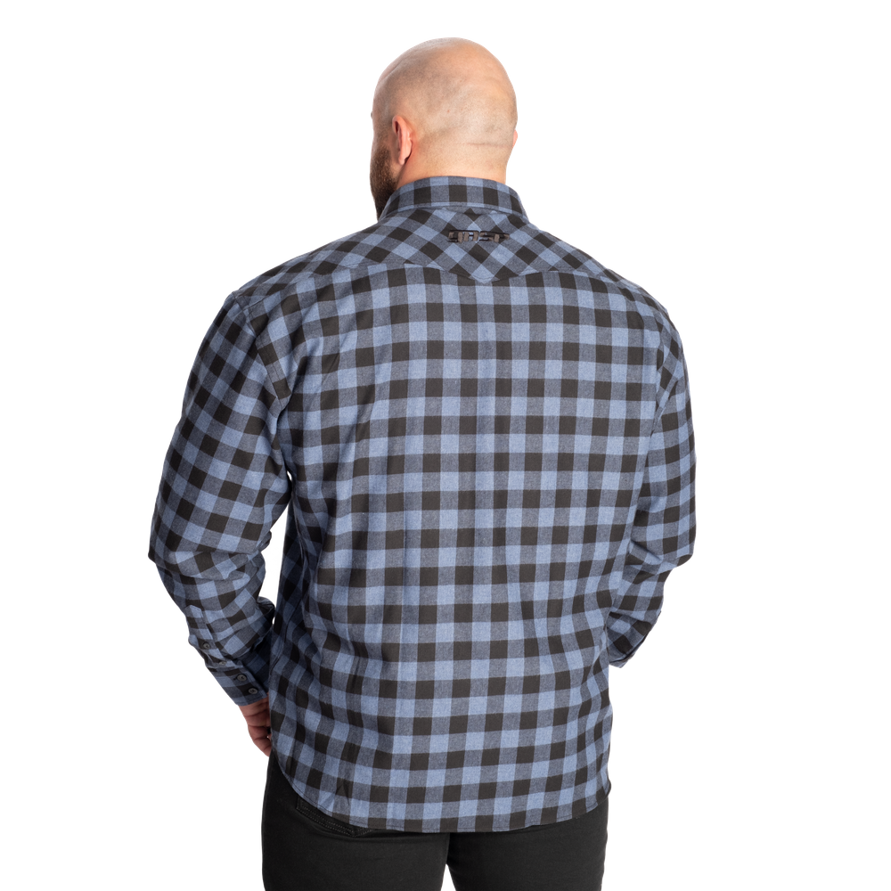 Gasp Plaid Shirt - Black/Blue - imagem 2