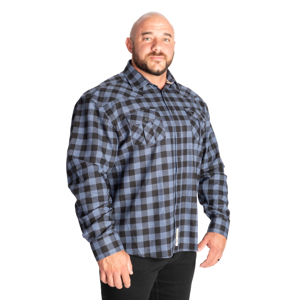 Gasp Plaid Shirt - Black/Blue - imagem 3