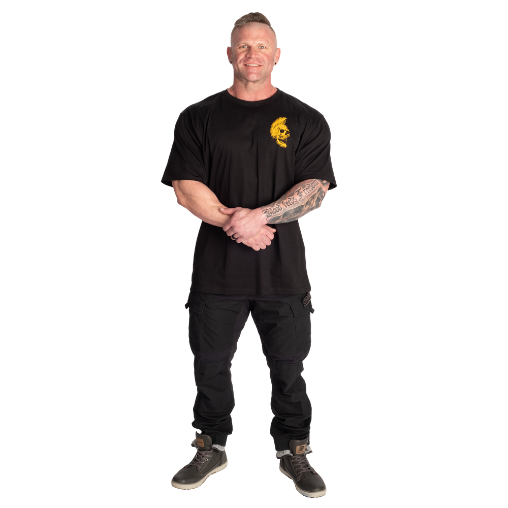 HTK Original Tee - Black/Yellow - imagem 6