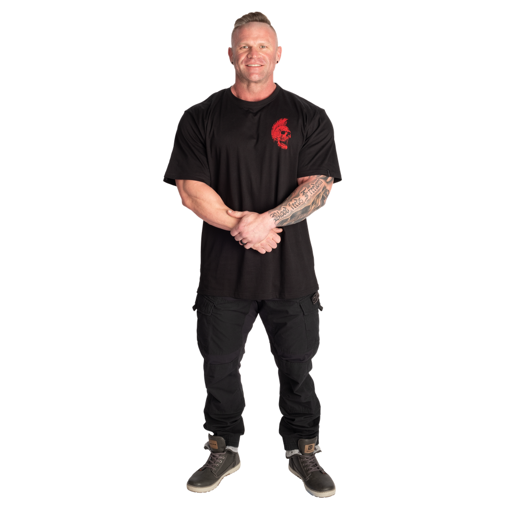HTK Original Tee - Black/Red - imagem 6