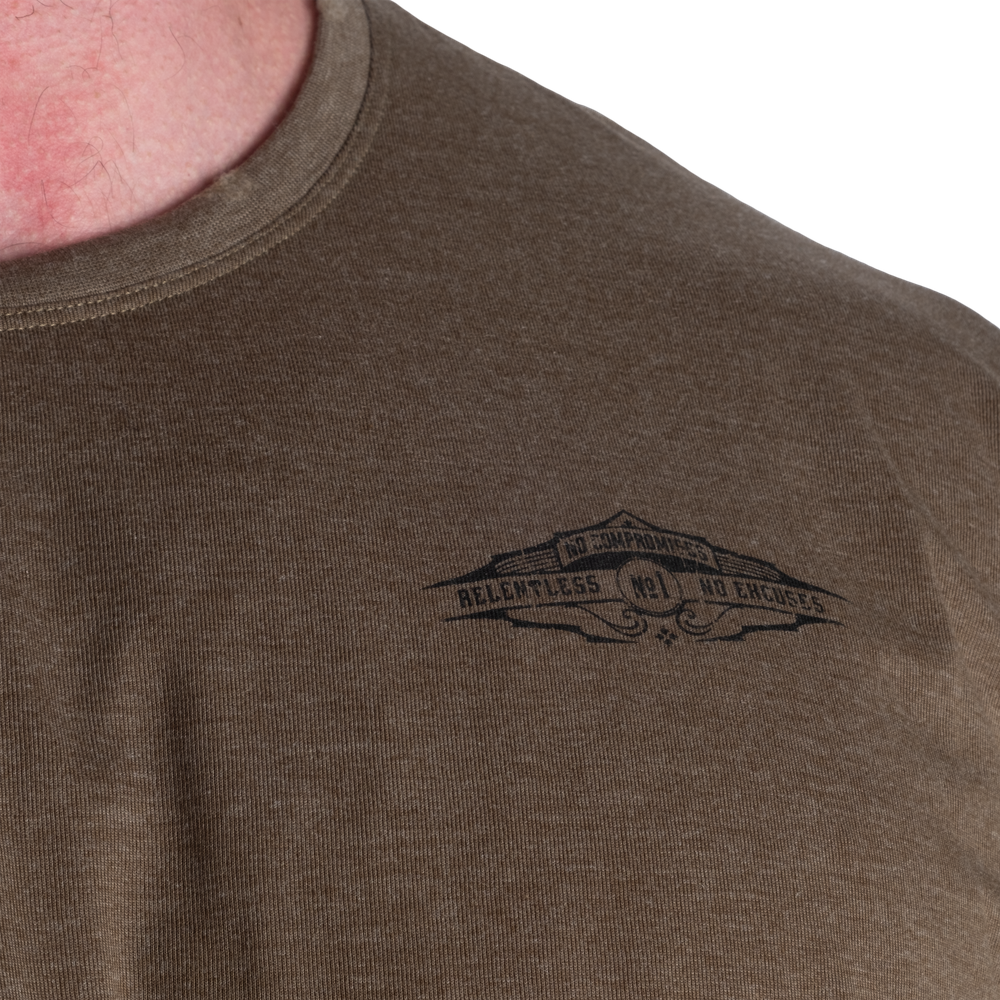 No1 Original Tee - Army Green Melange - imagem 4