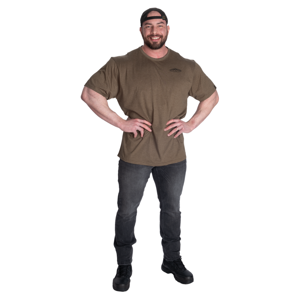 No1 Original Tee - Army Green Melange - imagem 6