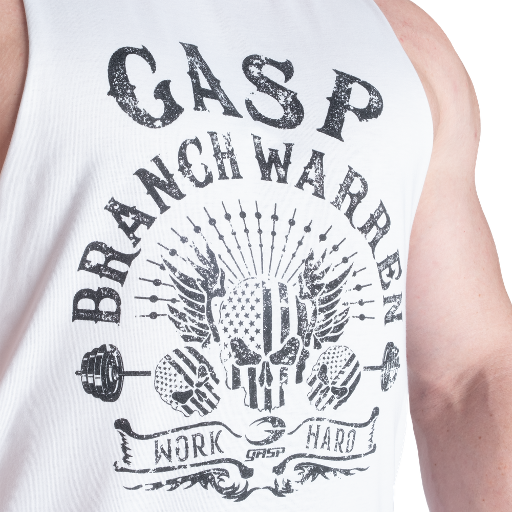 Branch Warren Cut Out Tank - White - imagem 4