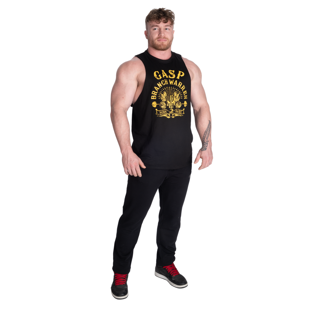 Branch Warren Cut Out Tank - Black/Yellow - imagem 5