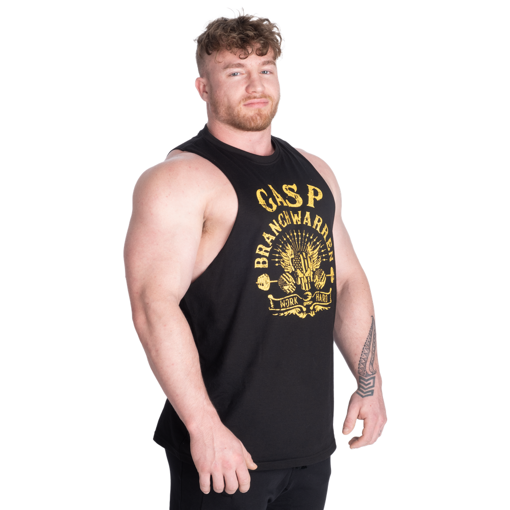 Branch Warren Cut Out Tank - Black/Yellow - imagem 3