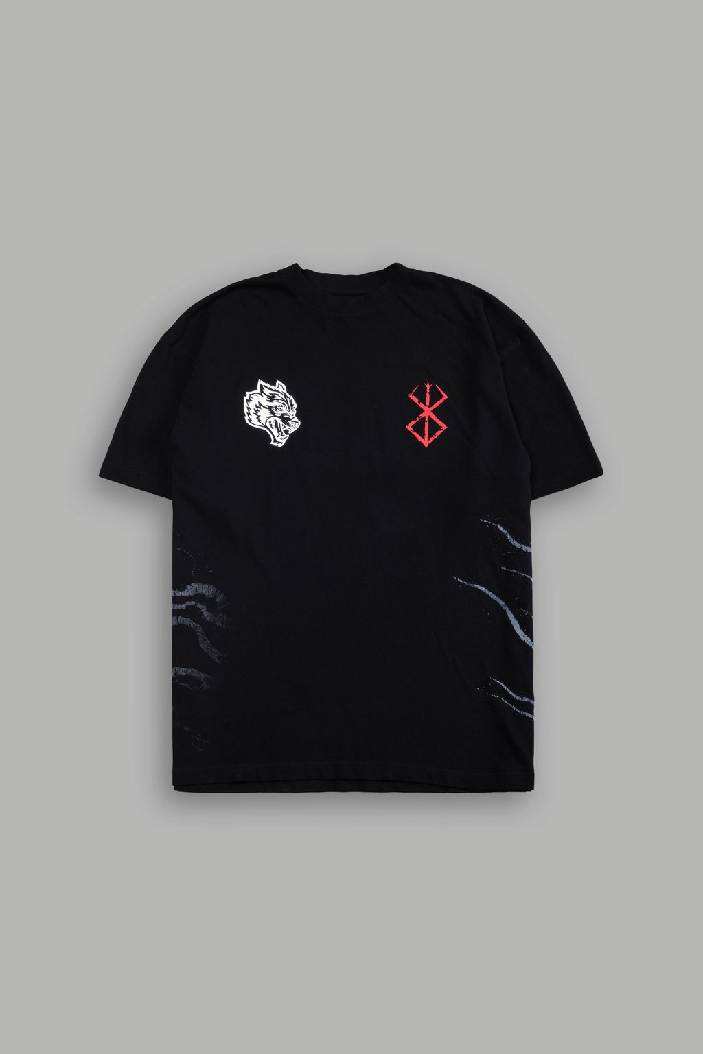 Darc Skull Knight "Side By Side" Series Premium Tee in Black - imagem 3