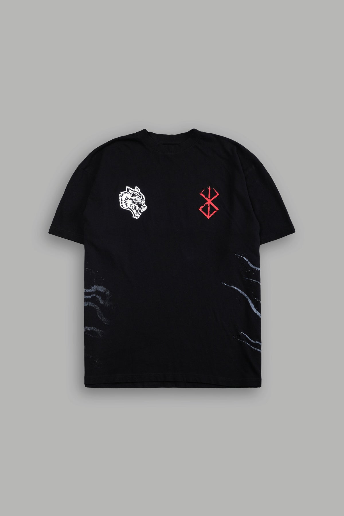 Darc Skull Knight "Side By Side" Series Premium Tee in Black - imagem 3