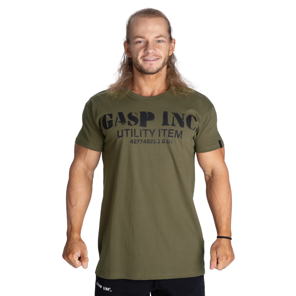 Gasp Inc Street Tee - Washed Khaki Green - imagem 1