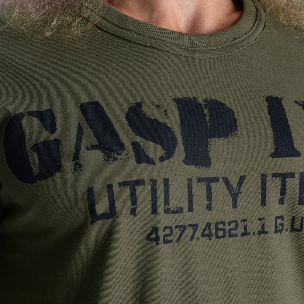 Gasp Inc Street Tee - Washed Khaki Green - imagem 4