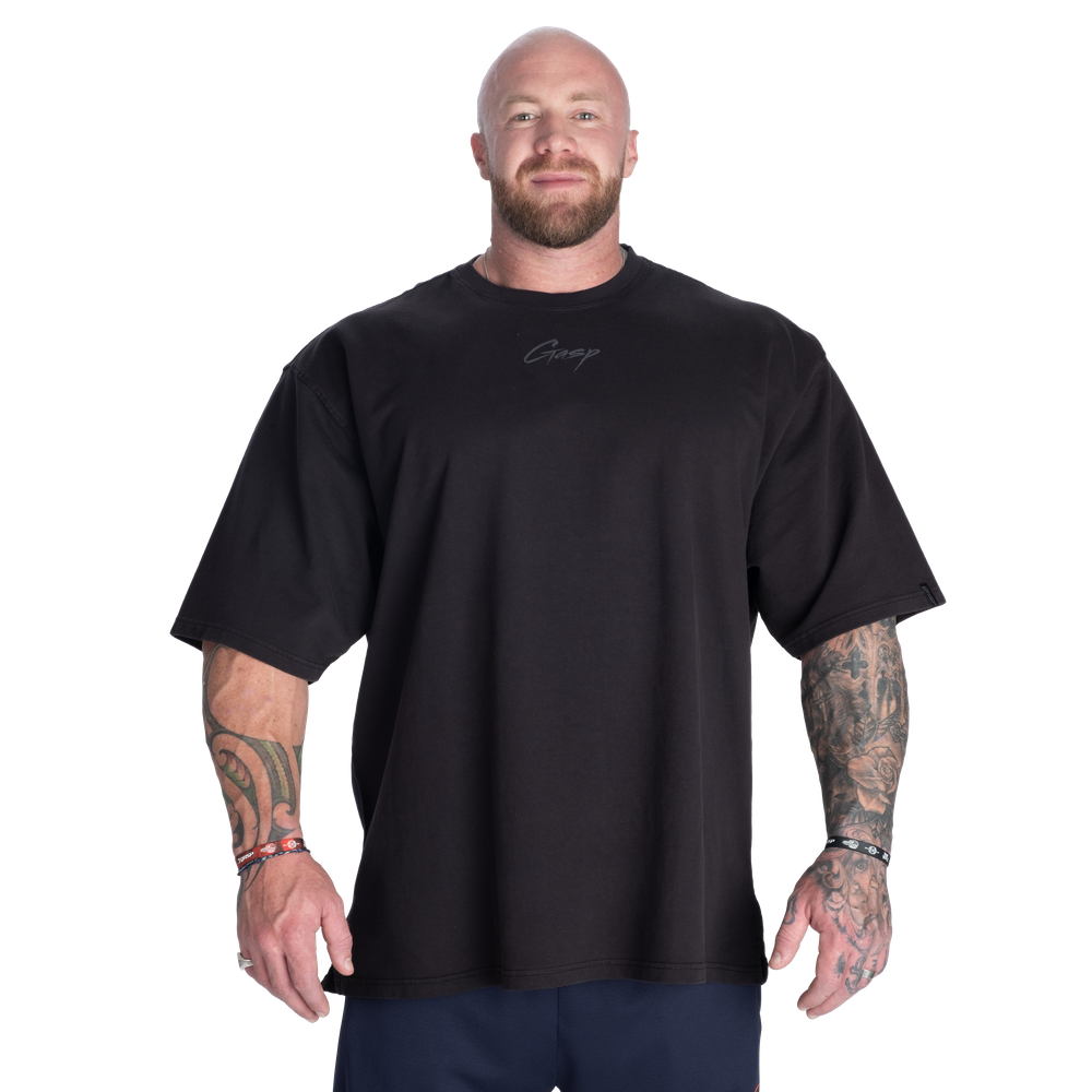 Terry Iron Tee - Washed Black - imagem 1