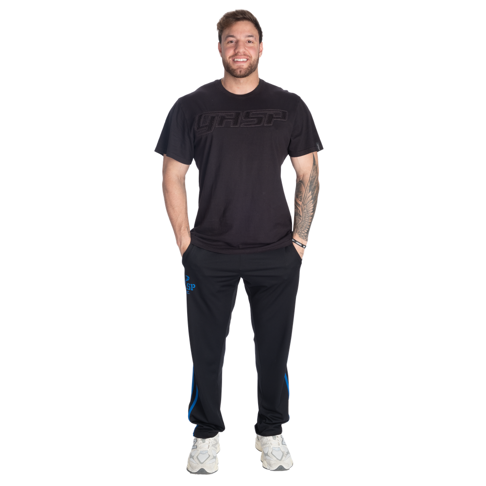 2 Stripe Standard Mesh Pant - Black/Blue - imagem 5