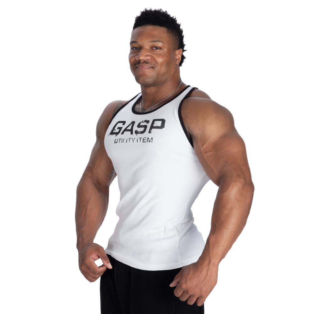 Ribbed T-back - White - imagem 3
